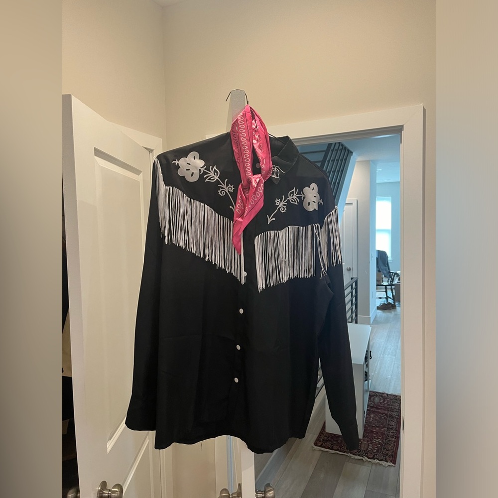 Barbie Ken Western costume shirt
